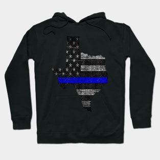 Texas Thin Blue Line Hoodie